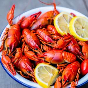 Whole Cooked Crawfish