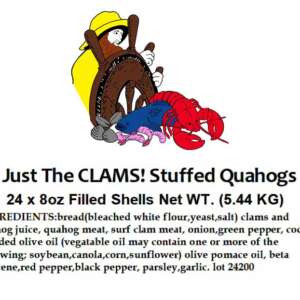 Tony's Stuffed Quahogs - Just the Clams (Case of 24)